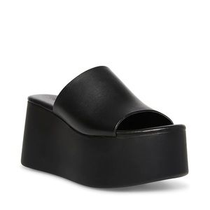 Steve Madden Christa Black Platform Sandals